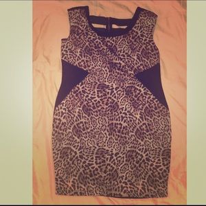 Leopard print mini dress!